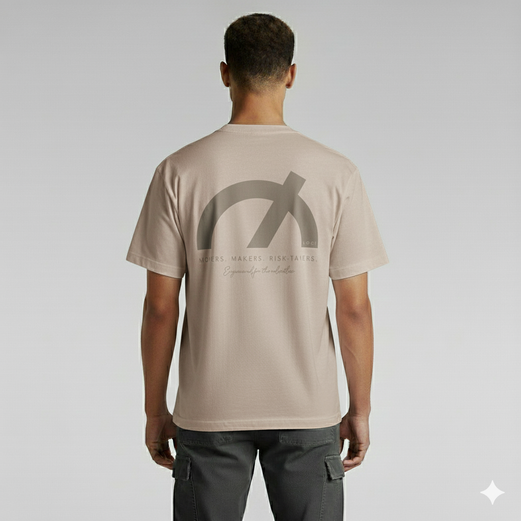 ICØN MEN'S VINTAGE-WASH T-SHIRT - MUSHROOM