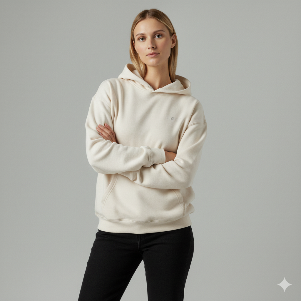 ICØN HOODIE - NATURAL