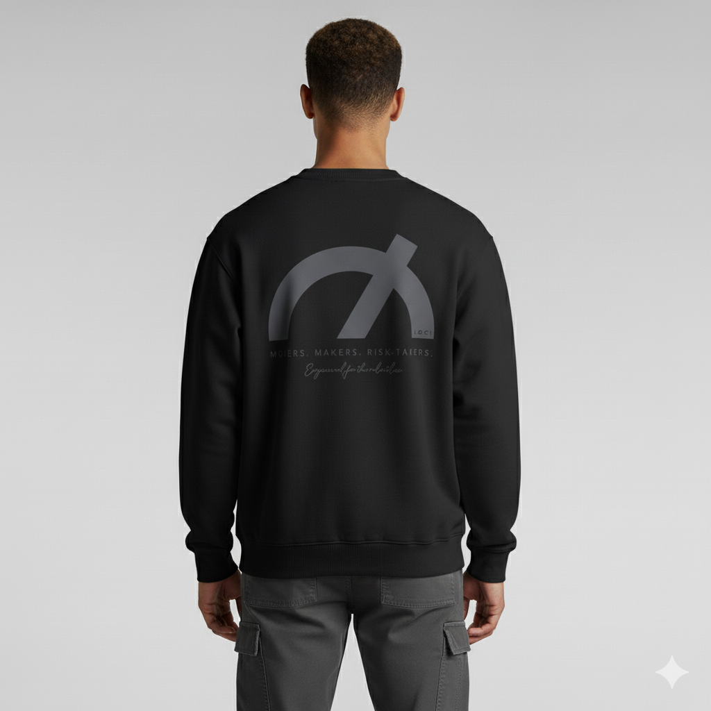 ICØN SWEATER - BLACK