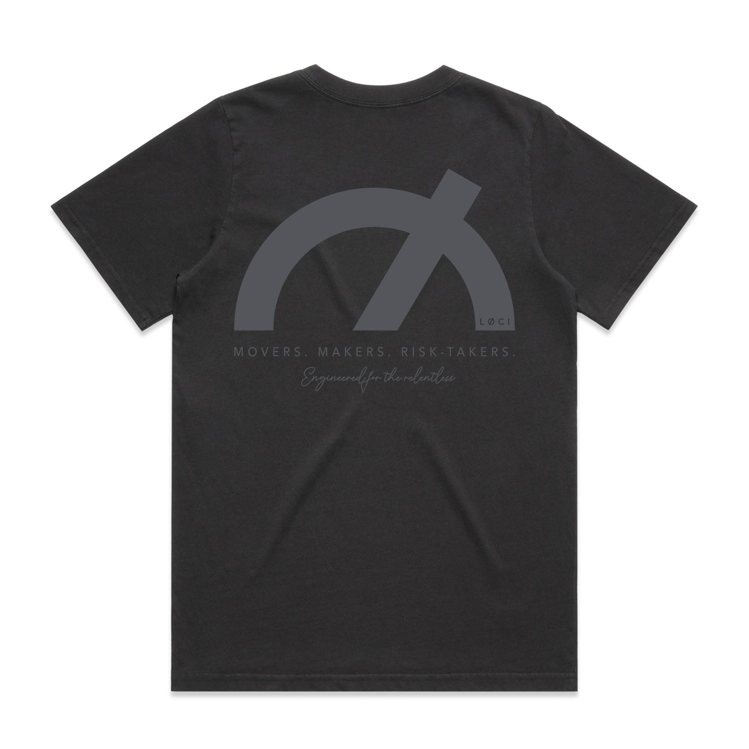 ICØN WOMEN'S VINTAGE-WASH T-SHIRT - BLACK