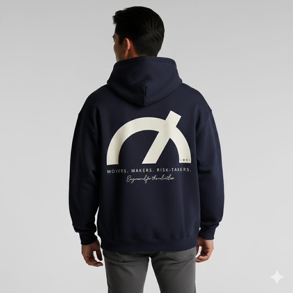 ICØN HOODIE - INK BLUE