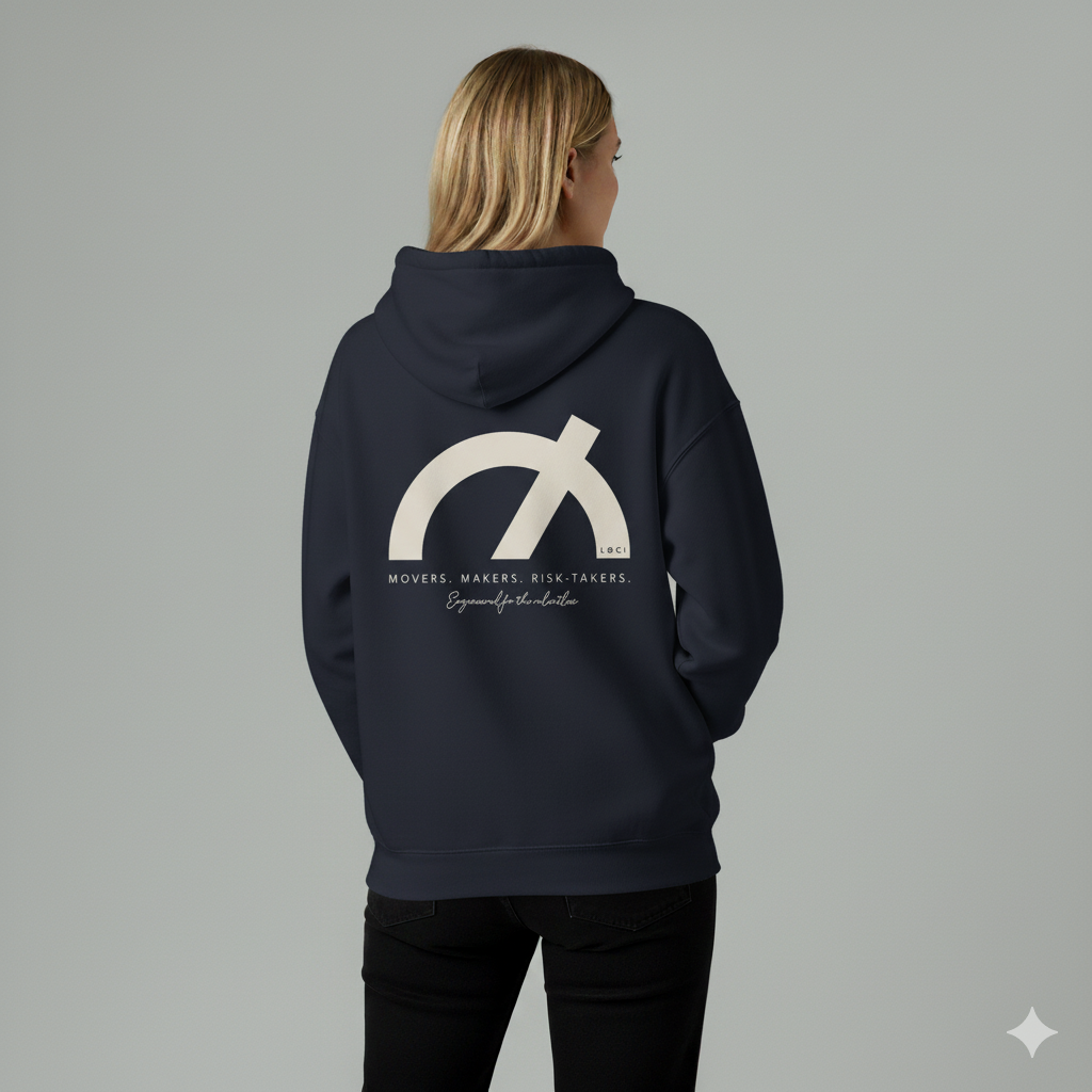 ICØN HOODIE - INK BLUE