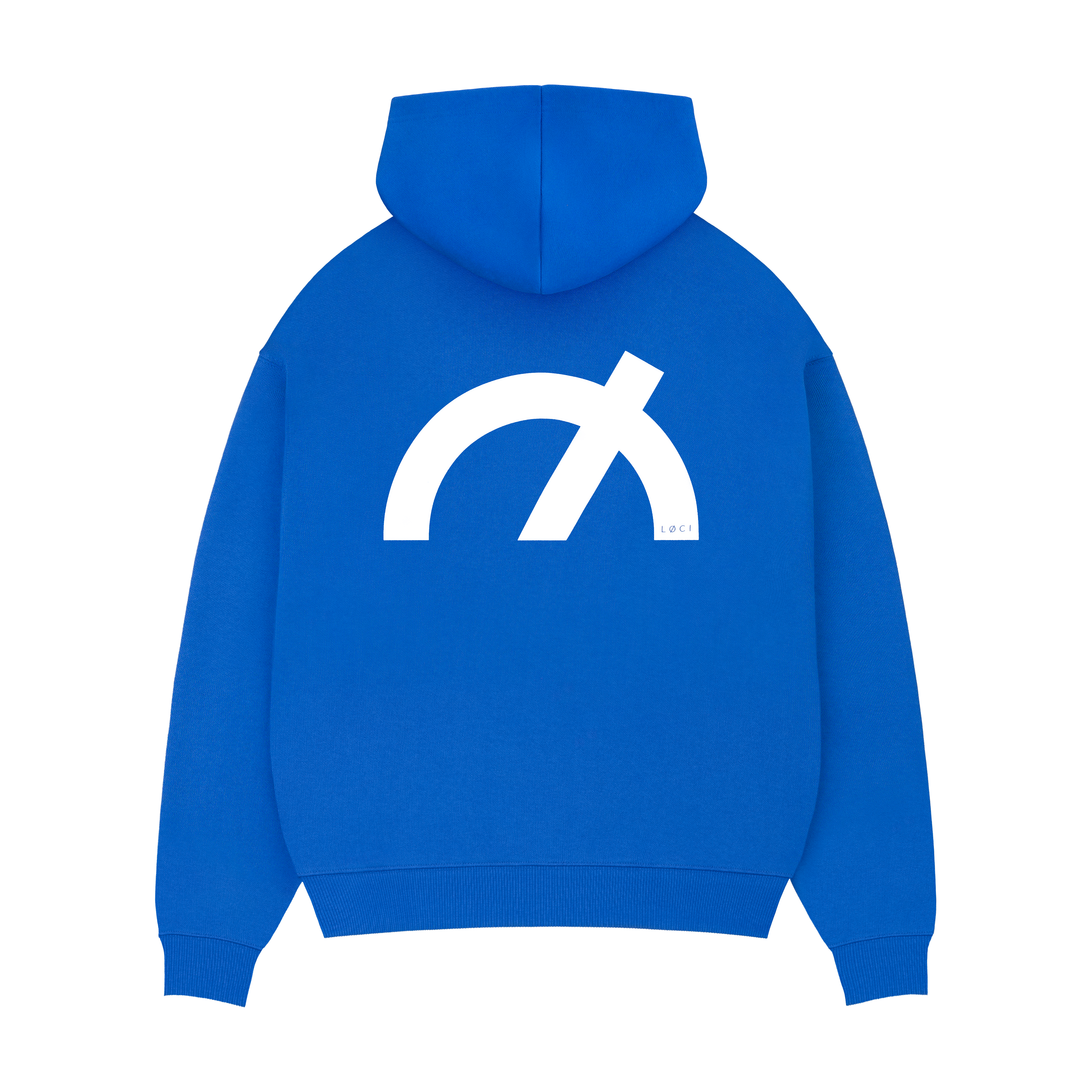 Übergroßer Hoodie mit Symbol