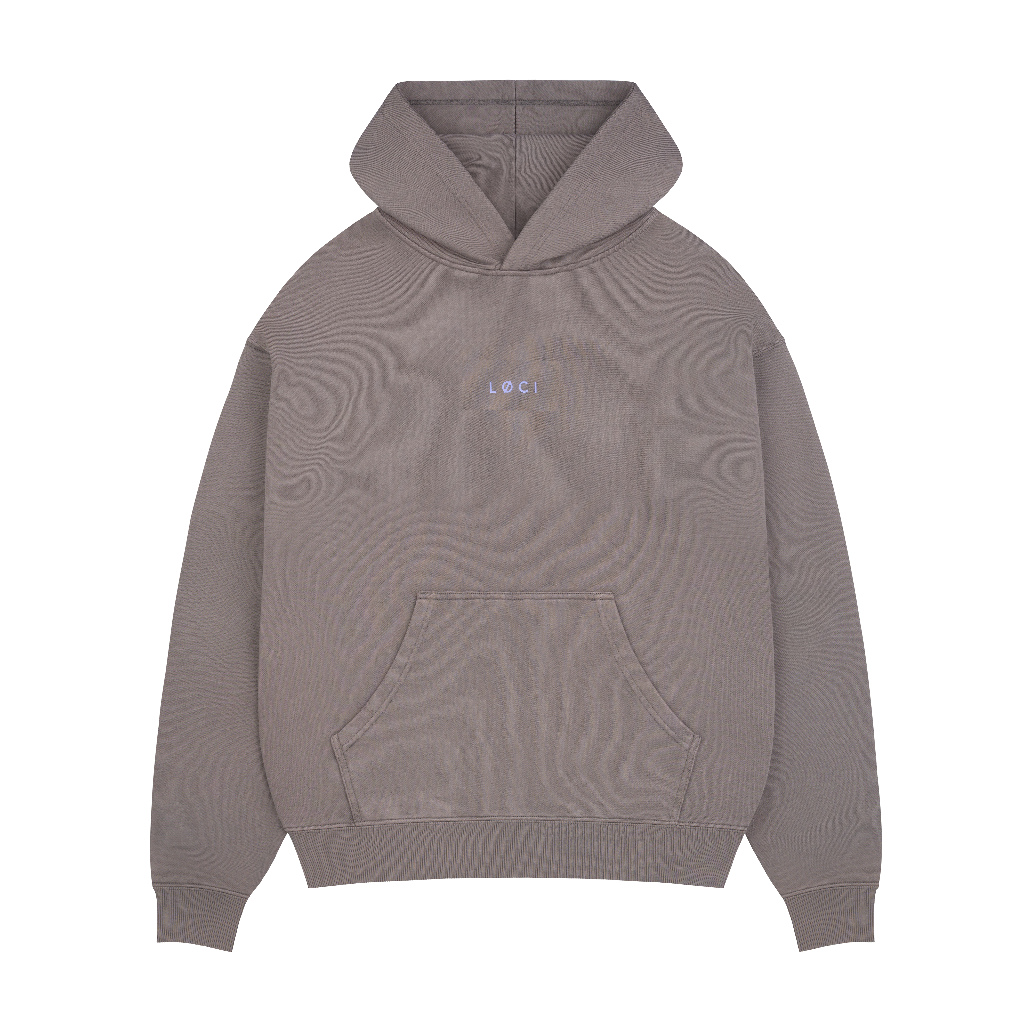 Übergroßer Hoodie mit Symbol